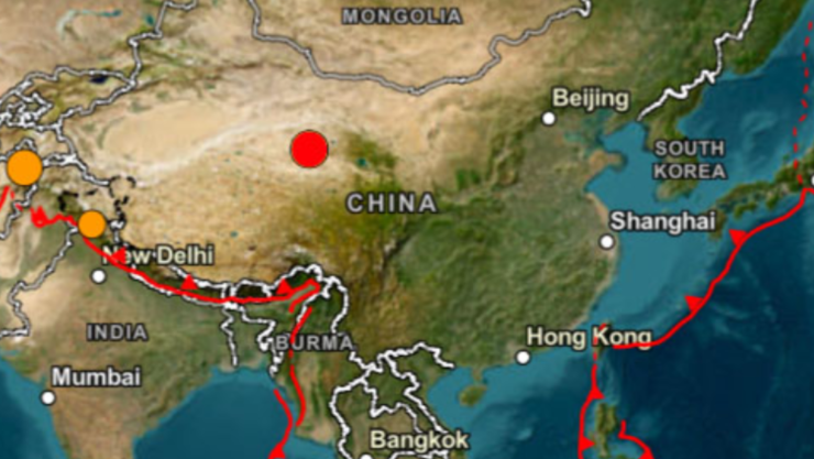 Sismo de magnitud 5.9 sacude China; epicentro fue ubicado cerca de Dunhuang