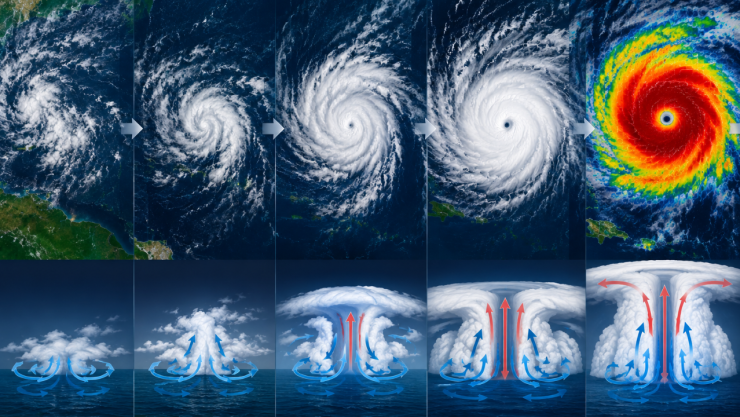 De tormenta tropical a huracán categoría 5: Así se forma, evoluciona y se clasifica un ciclón según el NHC