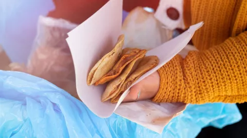 Receta para preparar tacos de canasta