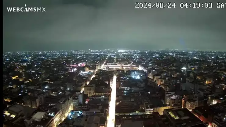 Extraña luz cielo CDMX