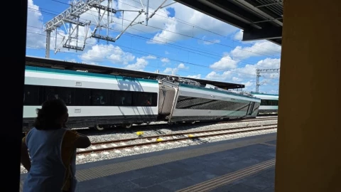 Se descarrila tren maya en Izamal; FOTOS Y VIDEOS se viralizan en redes sociales