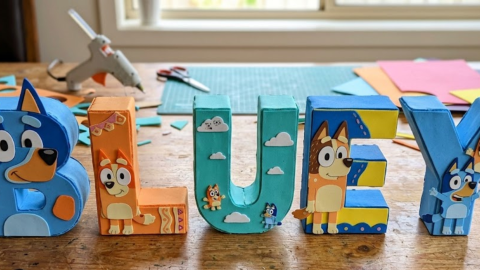 manualidades Bluey