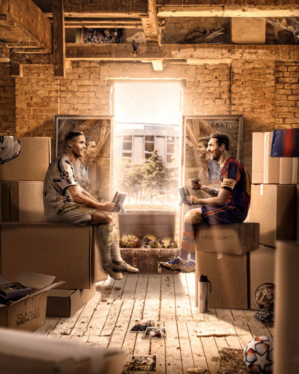 Messi y Cristiano Ronaldo