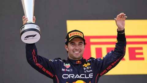 Checo P&eacute;rez, segundo lugar en el Gran Premio de Espa&ntilde;a F&oacute;rmula Uno