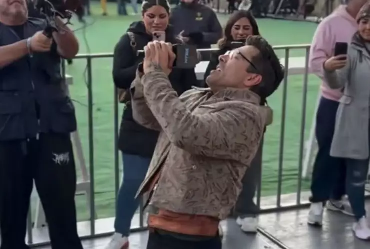 Omar Chaparro imita a Itatí Cantoral recitando “La Guadalupana”