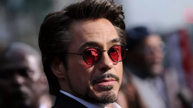 Robert Downey Jr. durante la premier mundial de la película de Iron-Man 2.