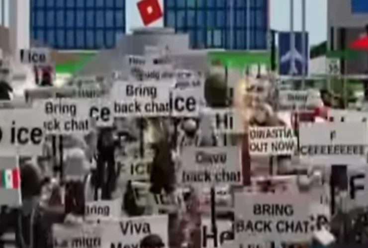 Protestas en Roblox contra ICE