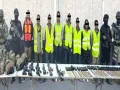 FOTOS: Cae en Hidalgo, Nuevo León, sicarios con arsenal del Ejército y fusil Barret