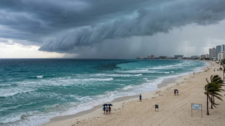 Frente frío 46 y canales de baja presión traerán lluvias a Quintana Roo HOY: Toma precauciones