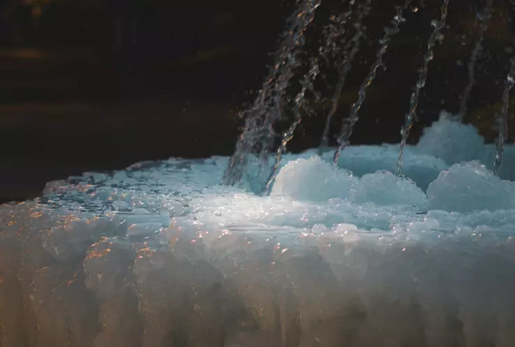 Agua helada en San Antonio, Texas