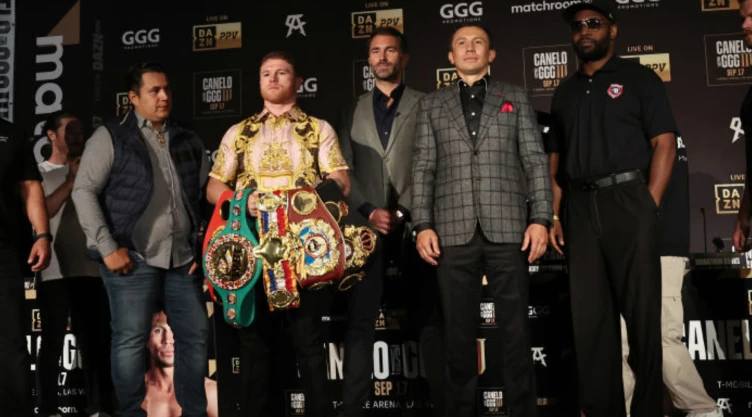 Canelo Álvarez, Gennady Golovkin, conferencia de prensa, Eddy Reynoso, Box