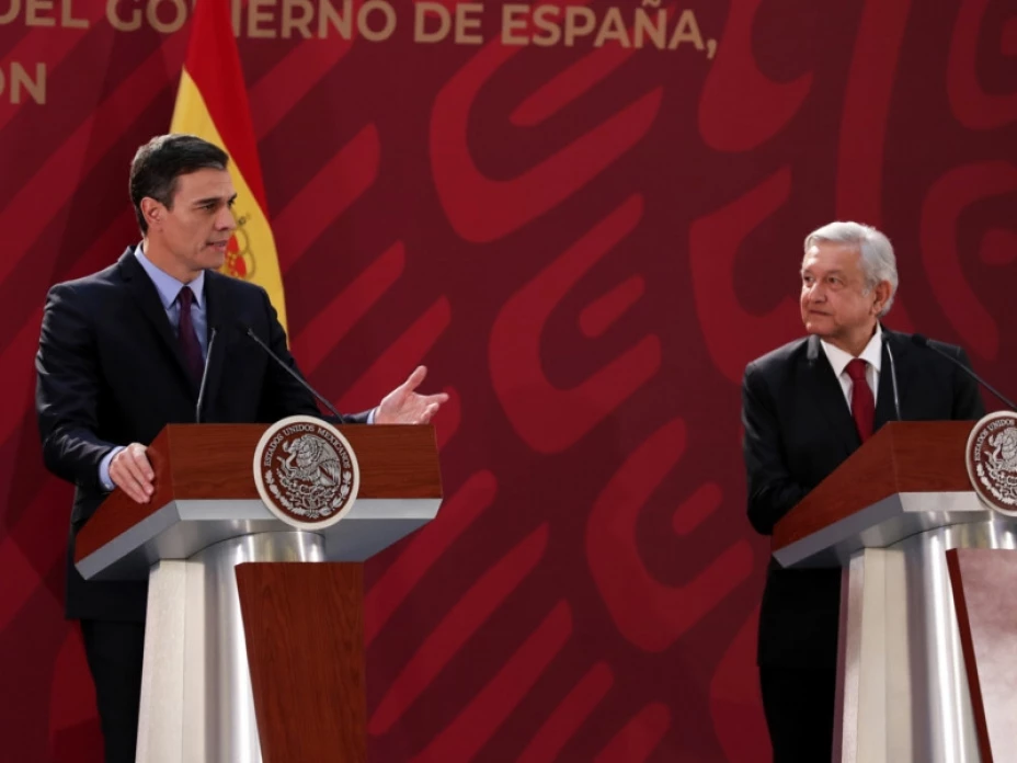 Pedro Sánchez y Andrés Manuel López Obrador.