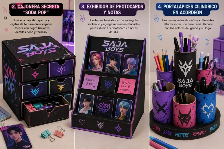 Organizadores para escritorio de Saja Boys