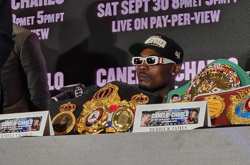 Conferencia de prensa Canelo Charlo Las Vegas
