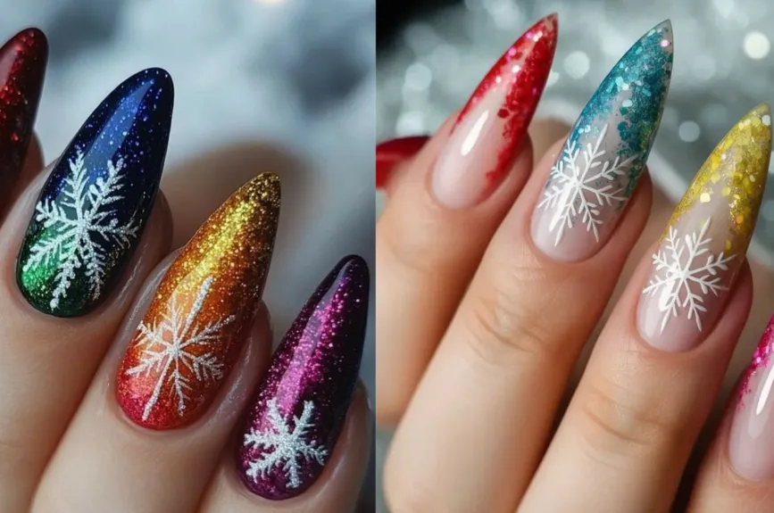 No importa cómo sean tus uñas: estos diseños de Navidad harán lucir tus manos como nunca.