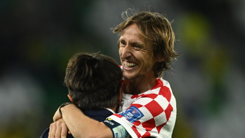 El capitán de Croacia Luka Modric