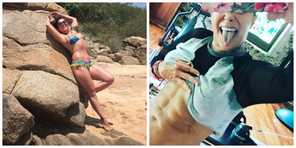 Famosas con abdominales de impacto