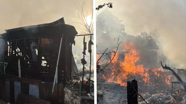 incendio en Camino Verde