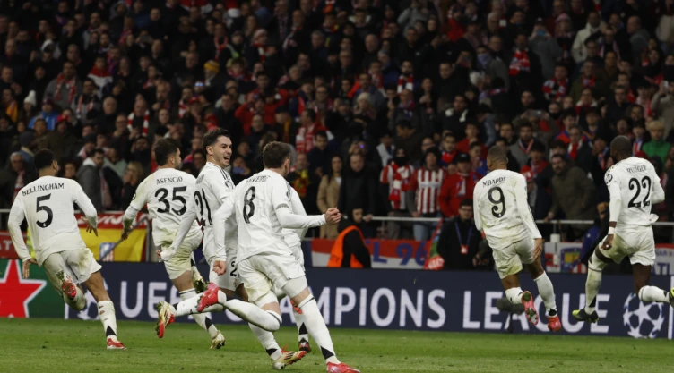 Festejo del Real Madrid