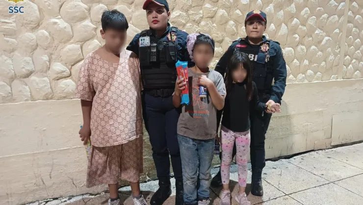 Rescatan a tres niños extraviados en la Línea 1 del Metro de la CDMX