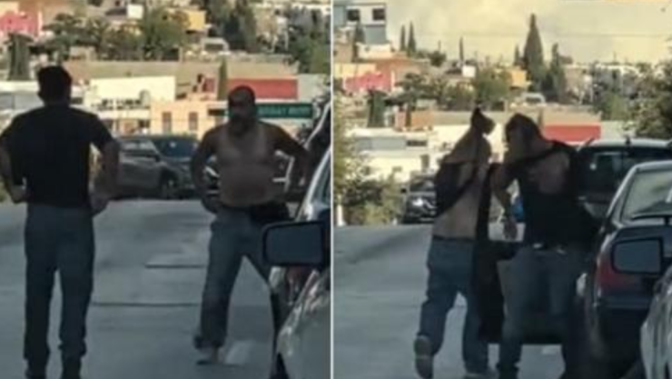 Pelea entre conductores