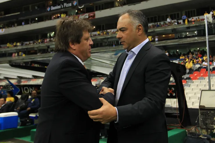 Piojo Herrera y Memo Vázquez en la Final del Clausura 2013