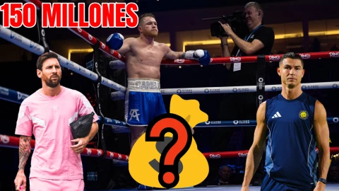 Mientras Canelo Álvarez ganó más de 150 millones en una pelea: lo que ganan Messi y Ronaldo en un año