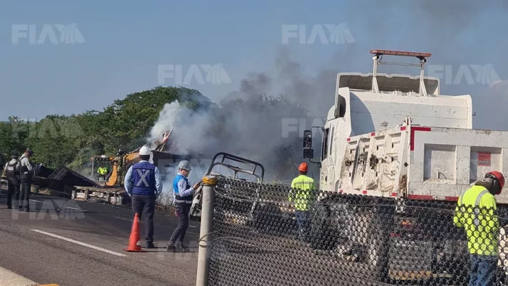 Accidente en la Maxipista Mazatlán-Culiacán