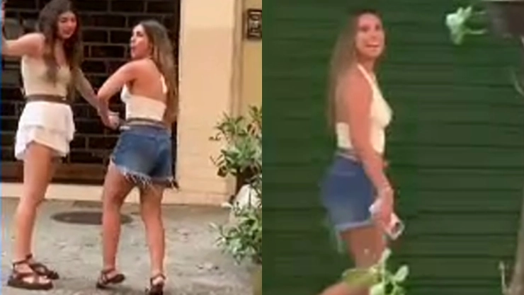 Agostina Paéz, acusada de racismo en Brasil.