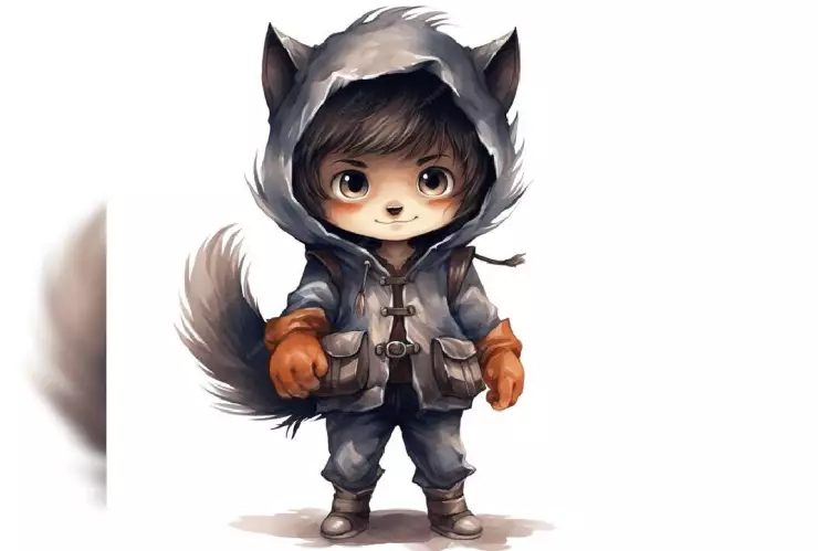 Niño lobo en Escocia