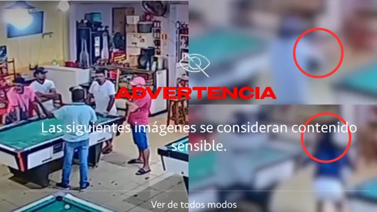VIDEO | ¡Macabro asesinato! Balacean a una pareja dentro de un billar; múltiples disparos les efectuaron en Brasil