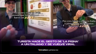 VIDEO_ Turista hace el gesto de “la pigna” a un italiano y se vuelve viral.webp