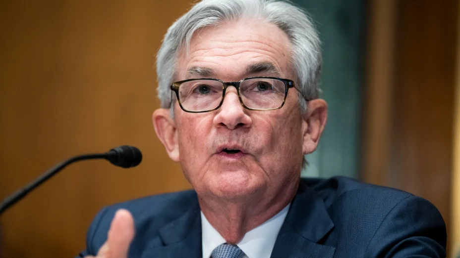 Jerome Powell, presidente de la Fed de EU ante senadores.