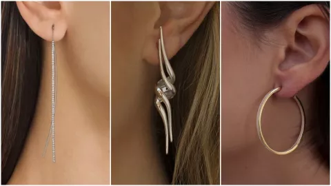 3 tipos de aretes que deben usar las mujeres que tienen orejas grandes
