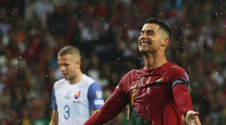 Cristiano Ronaldo con la selección de Portugal