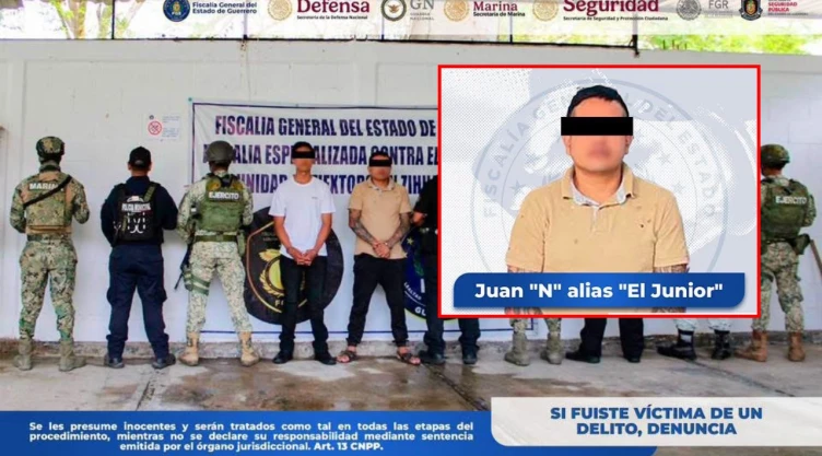Juan “N”, alias “El Junior”, de Los Viagras, fue detenido por extorisón.