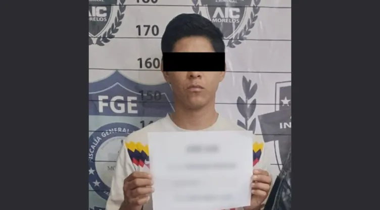 José Luis “N”, acusado de feminicidio en contra de Paulina “N” en Morelos.