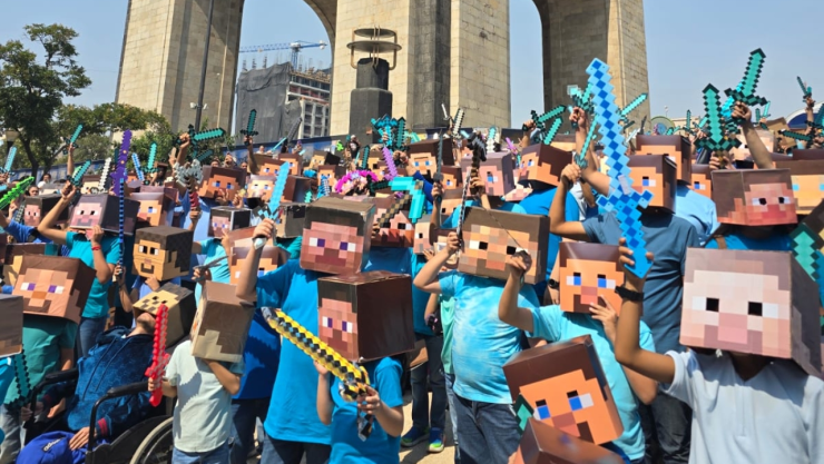 CDMX rompe R&eacute;cord Guinness Steve Minecraft