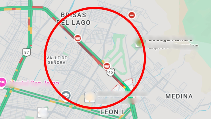 Accidente en bulevar Morelos León hoy Gto