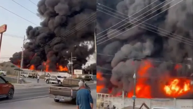 ¡ÚLTIMA HORA! Jalostotitlán en llamas: Se desata intenso incendio en una bodega
