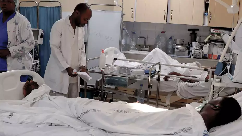 Víctimas de una estampida en un hospital de Brazzaville, República del Congo
