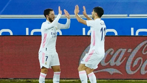 Eden Hazard anota y Real Madrid aplasta al Alav&eacute;s