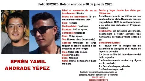 Desapareció en 2020 y la Fiscalía hace todo para encontrarlo; esto es lo que se sabe al respecto