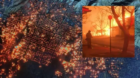 ¿Cómo se originó el incendio en Los Ángeles, California?