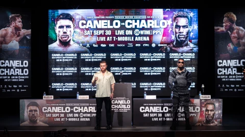 Canelo Charlo conferencia de prensa Nueva York pelea