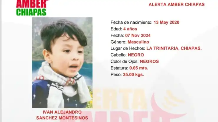 Alerta Amber Ivan