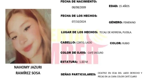 desaparece menor nahomy jazuri tecali de herrera