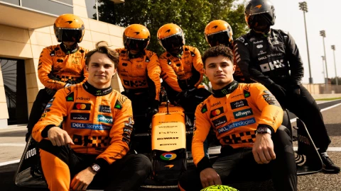 Oscar Piastri y Lando Norris