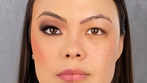 Las sombras pueden ayudar a disminuir visualmente los párpados caídos