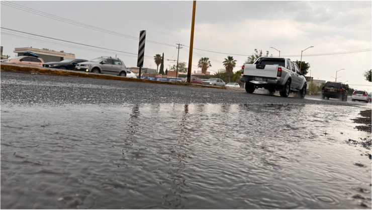 ¡Qué bendición! Así se ve la primera lluvia en la ciudad de Aguascalientes